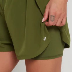 MP Women's Adapt Double Layer Shorts - Leaf Green -Damen Fitnessbekleidung Verkäufe 13468263 5974969294488501
