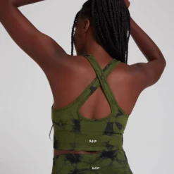 MP Women's Shape Seamless Sports Bra - Leaf Green Tie Dye -Damen Fitnessbekleidung Verkäufe 13468390 5614971372567990