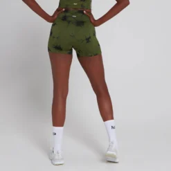 MP Women's Shape Seamless Booty Shorts - Leaf Green Tie Dye -Damen Fitnessbekleidung Verkäufe 13468406 1414971372993675