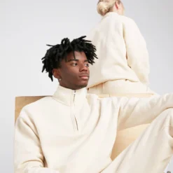 MP Rest Day 1/4 Zip - Ecru -Damen Fitnessbekleidung Verkäufe 13502903 1815037199764582