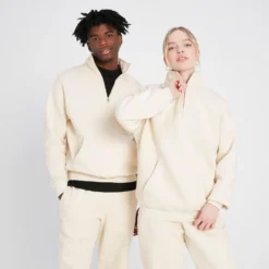 MP Rest Day 1/4 Zip - Ecru