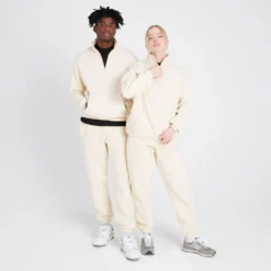 MP Rest Day 1/4 Zip - Ecru -Damen Fitnessbekleidung Verkäufe 13502903 6755037199722255