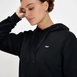 MP Women's Essentials Hoodie With Kangaroo Pocket - Black -Damen Fitnessbekleidung Verkäufe 13528333 1234980933495930