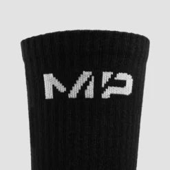 MP Unisex Crew Socks (3 Pack) - Black -Damen Fitnessbekleidung Verkäufe 13675593 3025009962640244