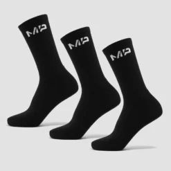 MP Unisex Crew Socks (3 Pack) - Black