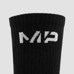 MP Unisex Crew Socks (3 Pack) - Black/White -Damen Fitnessbekleidung Verkäufe 13675598 2435009962790910