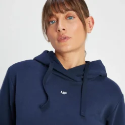MP Women's Essentials Hoodie With Kangaroo Pocket - Navy -Damen Fitnessbekleidung Verkäufe 13735822 1425026082553876