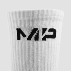 MP Unisex Crew Socks (3 Pack) - White/Black/Grey Marl -Damen Fitnessbekleidung Verkäufe 13758283 1035009963306751