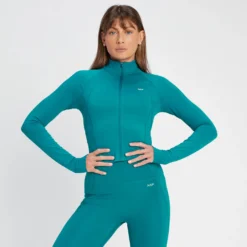 MP Women's Tempo Ultra Crop Jacket - Deep Lagoon