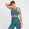 MP Women's Tempo Ultra Seamless Sports Bra - Smoke Blue