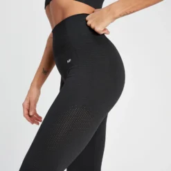 MP Women's Tempo Ultra Seamless Leggings - Black -Damen Fitnessbekleidung Verkäufe 13808105 1785026084725726