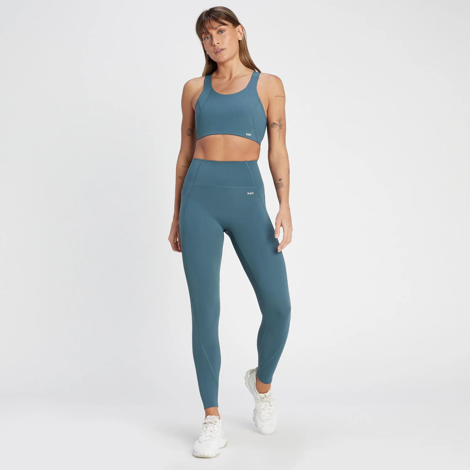 MP Women's Tempo Ultra Sports Bra - Smoke Blue 5 MP Women's Tempo Ultra Sports Bra - Smoke Blue – Bild 3