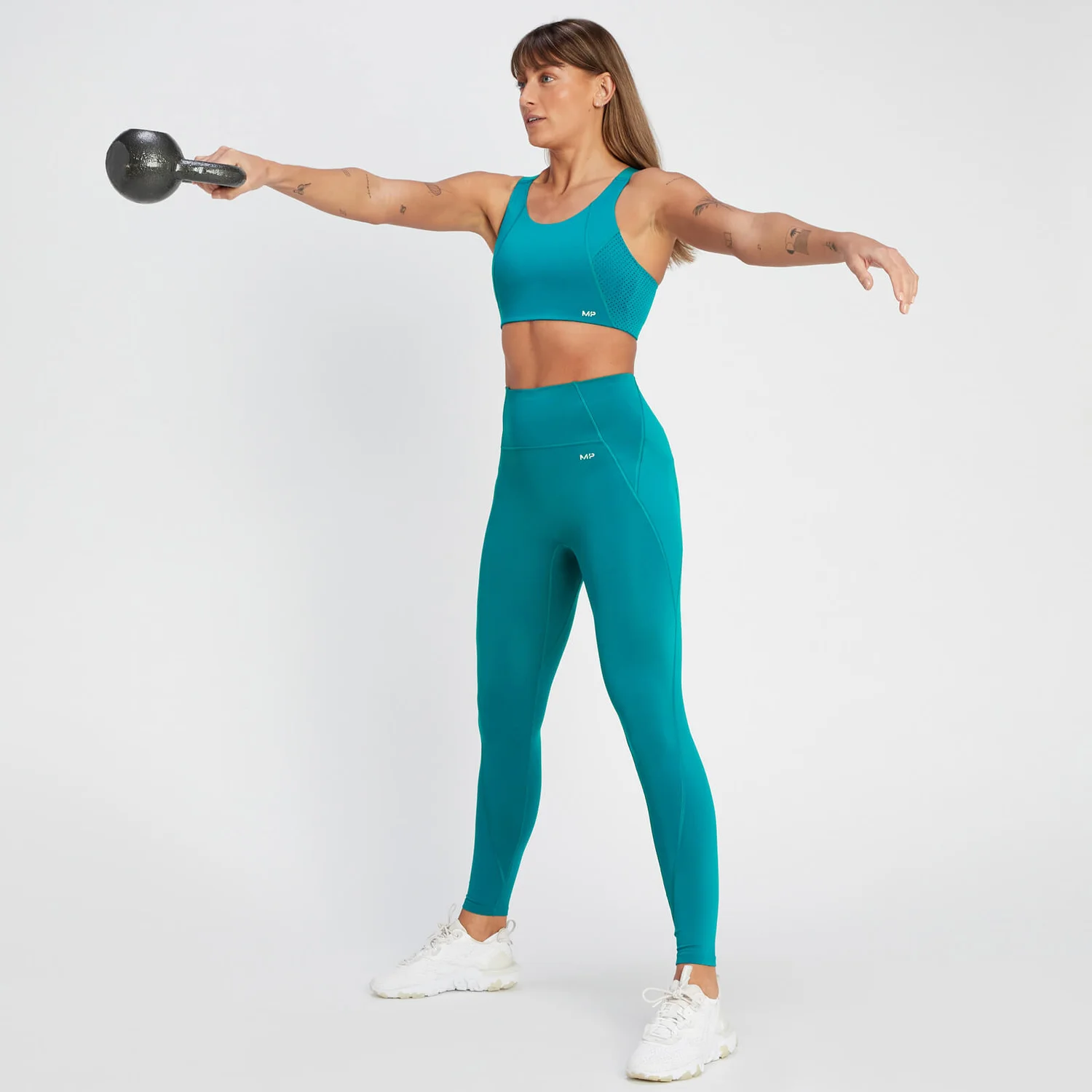 MP Women's Tempo Ultra Sports Bra - Deep Lagoon 5 MP Women's Tempo Ultra Sports Bra - Deep Lagoon – Bild 3