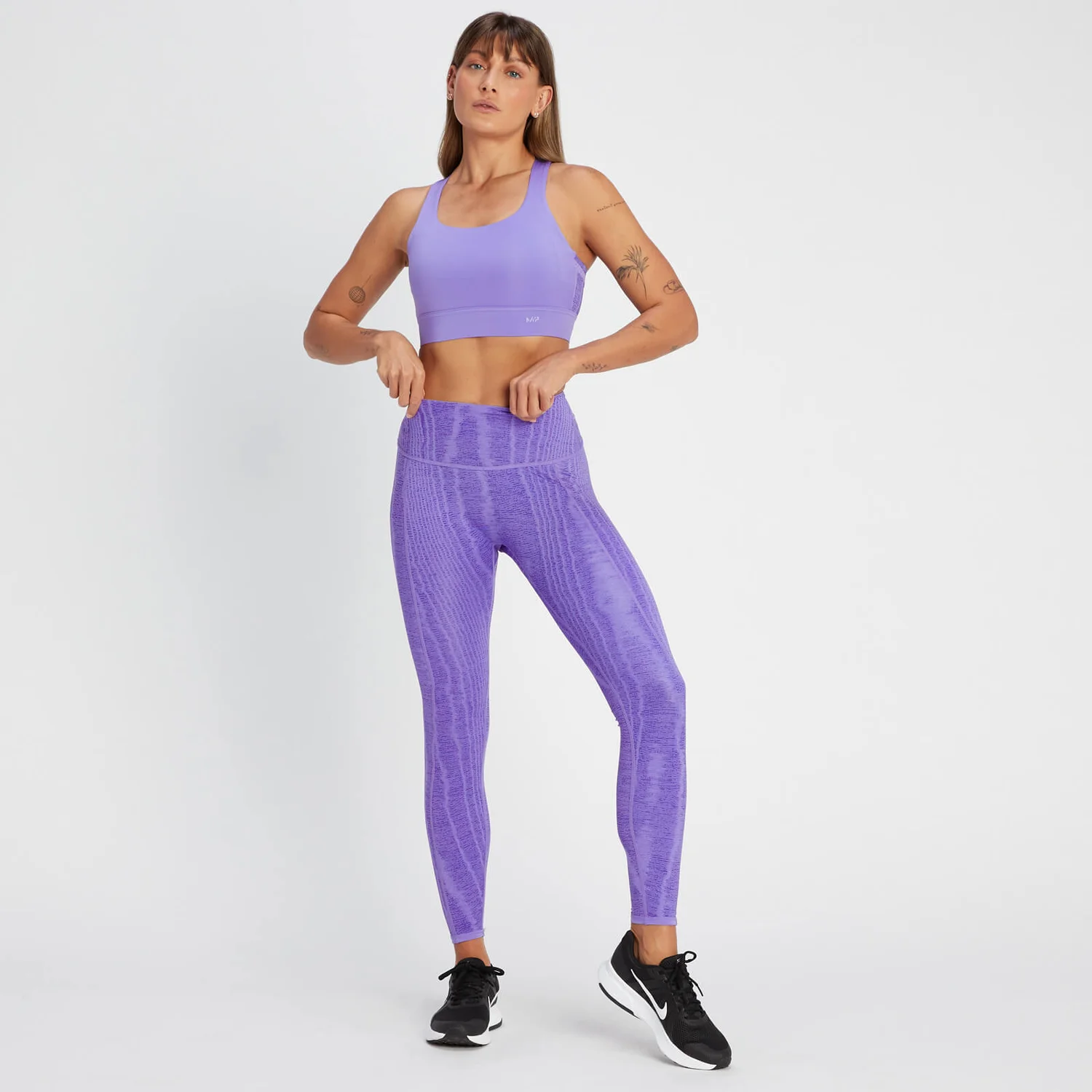 MP Women's Tempo High Support Bra - Paisley Purple 5 MP Women's Tempo High Support Bra - Paisley Purple – Bild 3