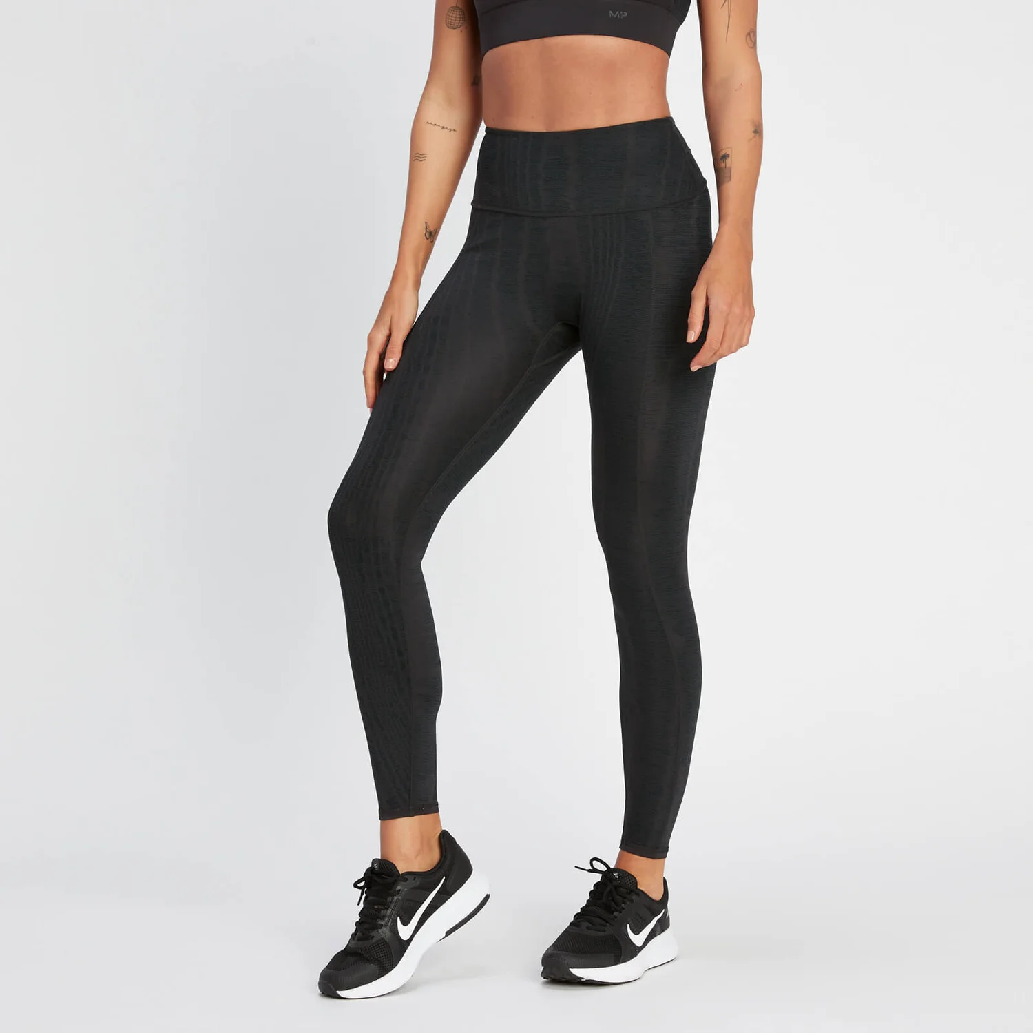 MP Women's Tempo Reversible Leggings - Black 3 MP Women's Tempo Reversible Leggings - Black