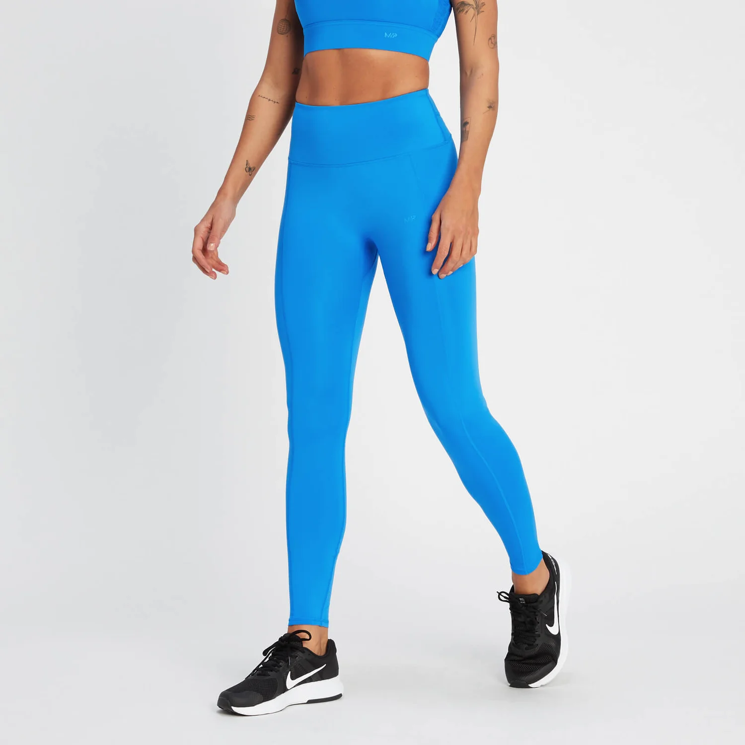 MP Women's Tempo Reversible Leggings - Electric Blue 4 MP Women's Tempo Reversible Leggings - Electric Blue – Bild 2