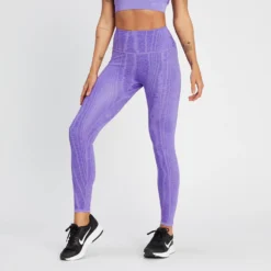 MP Women's Tempo Reversible Leggings - Paisley Purple