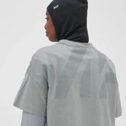 MP Women's Adapt Cropped T-Shirt - Storm -Damen Fitnessbekleidung Verkäufe 13809290 1915029448714112