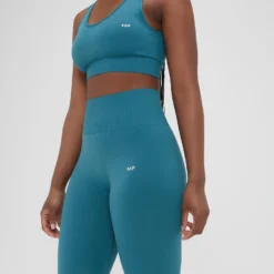 MP Women's Composure Seamless Leggings - Teal Blue -Damen Fitnessbekleidung Verkäufe 13809435 9915029449002592