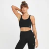 MP Women's Tempo Tonal Seamless Sports Bra - Black