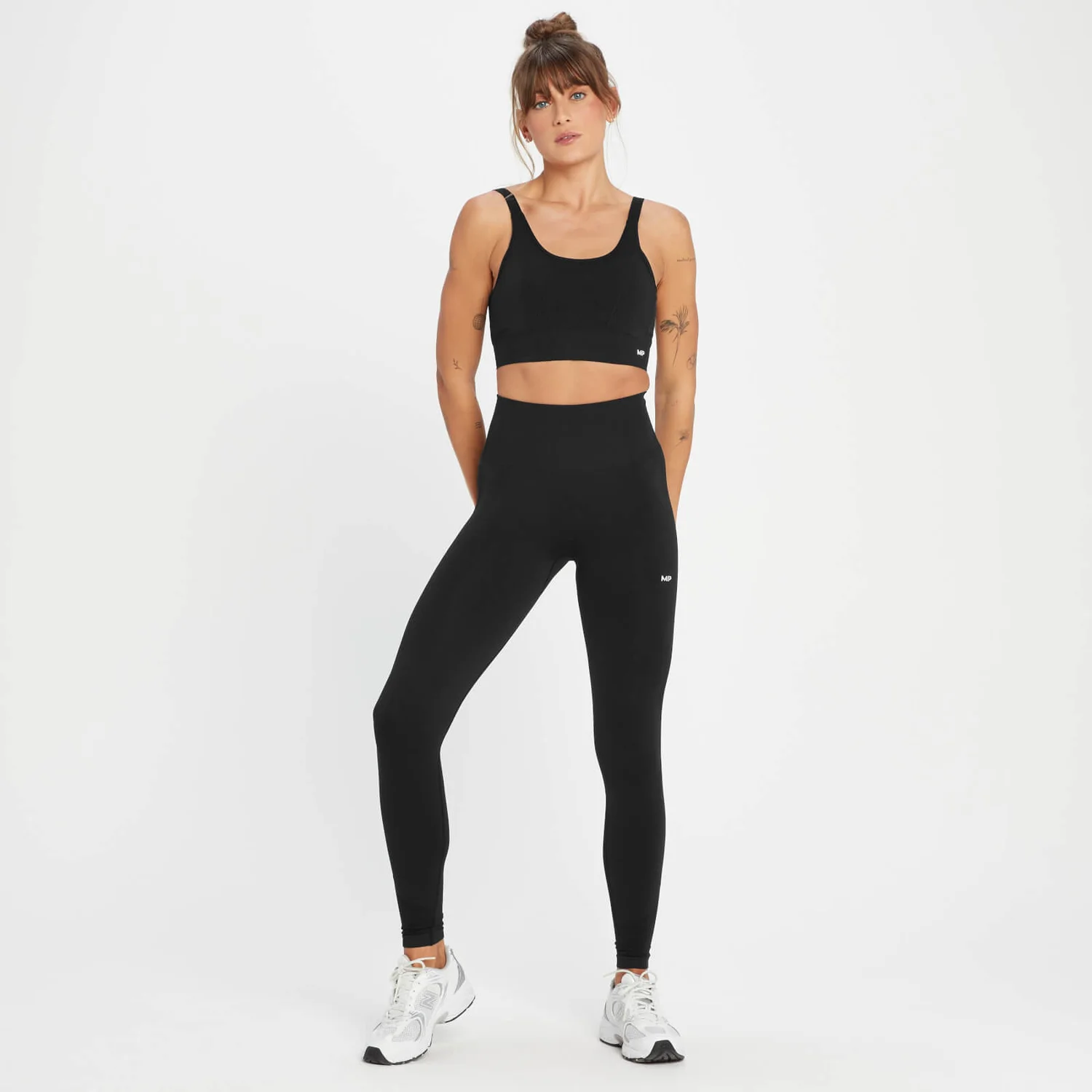 MP Women's Tempo Tonal Seamless Sports Bra - Black 6 MP Women's Tempo Tonal Seamless Sports Bra - Black – Bild 4