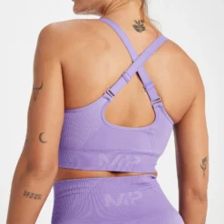 MP Women's Tempo Tonal Seamless Sports Bra - Electric Lilac -Damen Fitnessbekleidung Verkäufe 13827763 1205009222147781