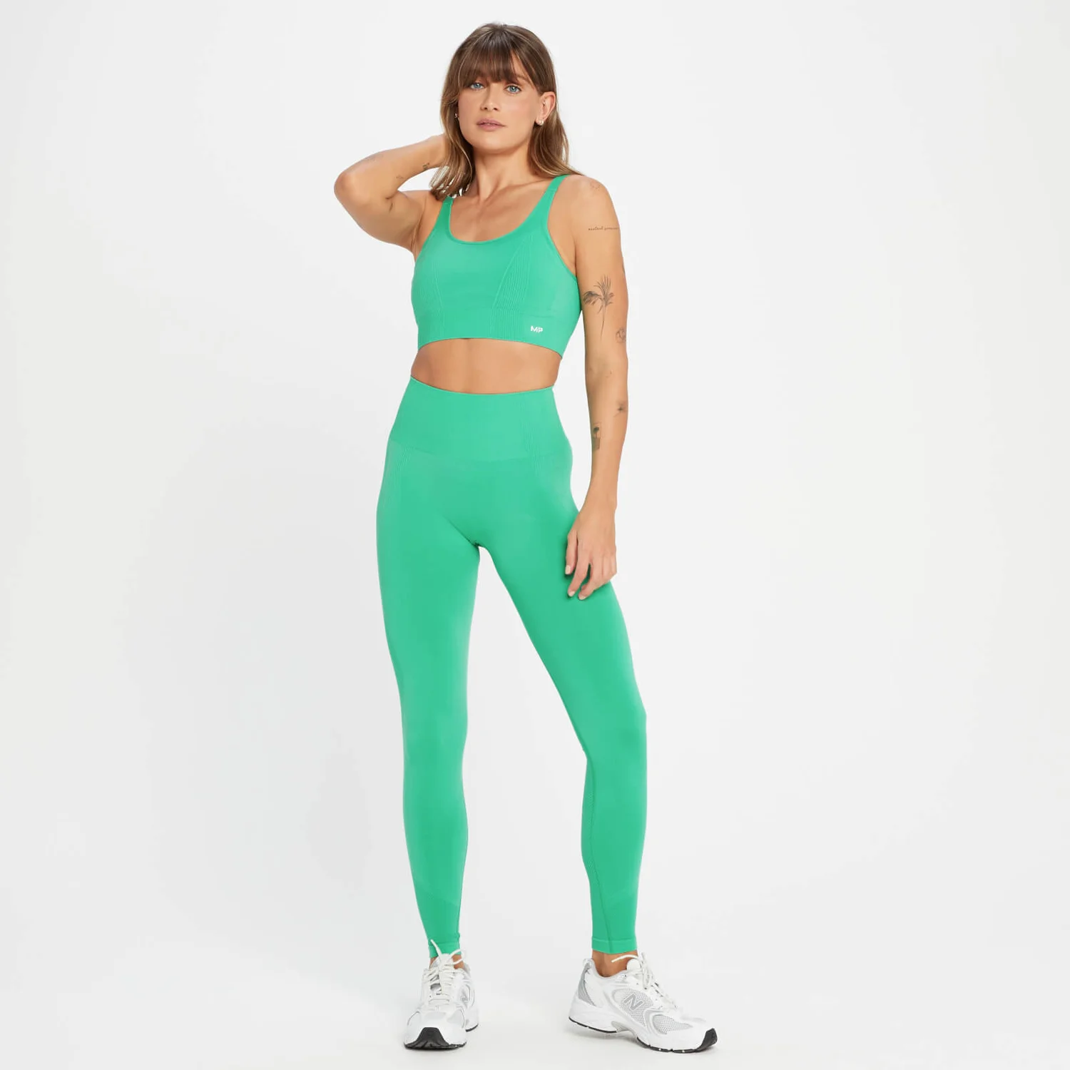 MP Women's Tempo Tonal Seamless Sports Bra - Bright Mint 6 MP Women's Tempo Tonal Seamless Sports Bra - Bright Mint – Bild 4