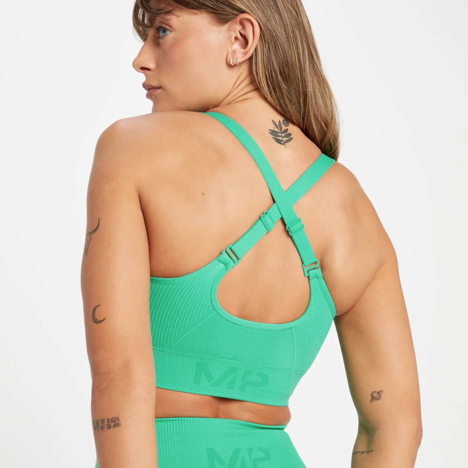 MP Women's Tempo Tonal Seamless Sports Bra - Bright Mint 5 MP Women's Tempo Tonal Seamless Sports Bra - Bright Mint – Bild 3