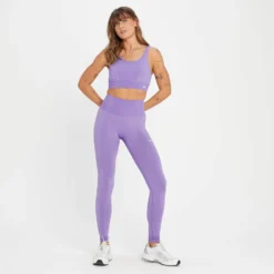 MP Women's Tempo Tonal Seamless Leggings - Electric Lilac -Damen Fitnessbekleidung Verkäufe 13827825 1245009220418806