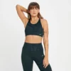 MP Women's Tempo Wave Seamless Sports Bra - Black -Damen Fitnessbekleidung Verkäufe 13827960 7915009216944530