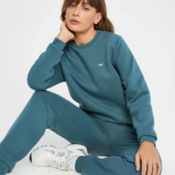 MP Women's Rest Day Sweatshirt - Smoke Blue -Damen Fitnessbekleidung Verkäufe 13838097 9925009214409743