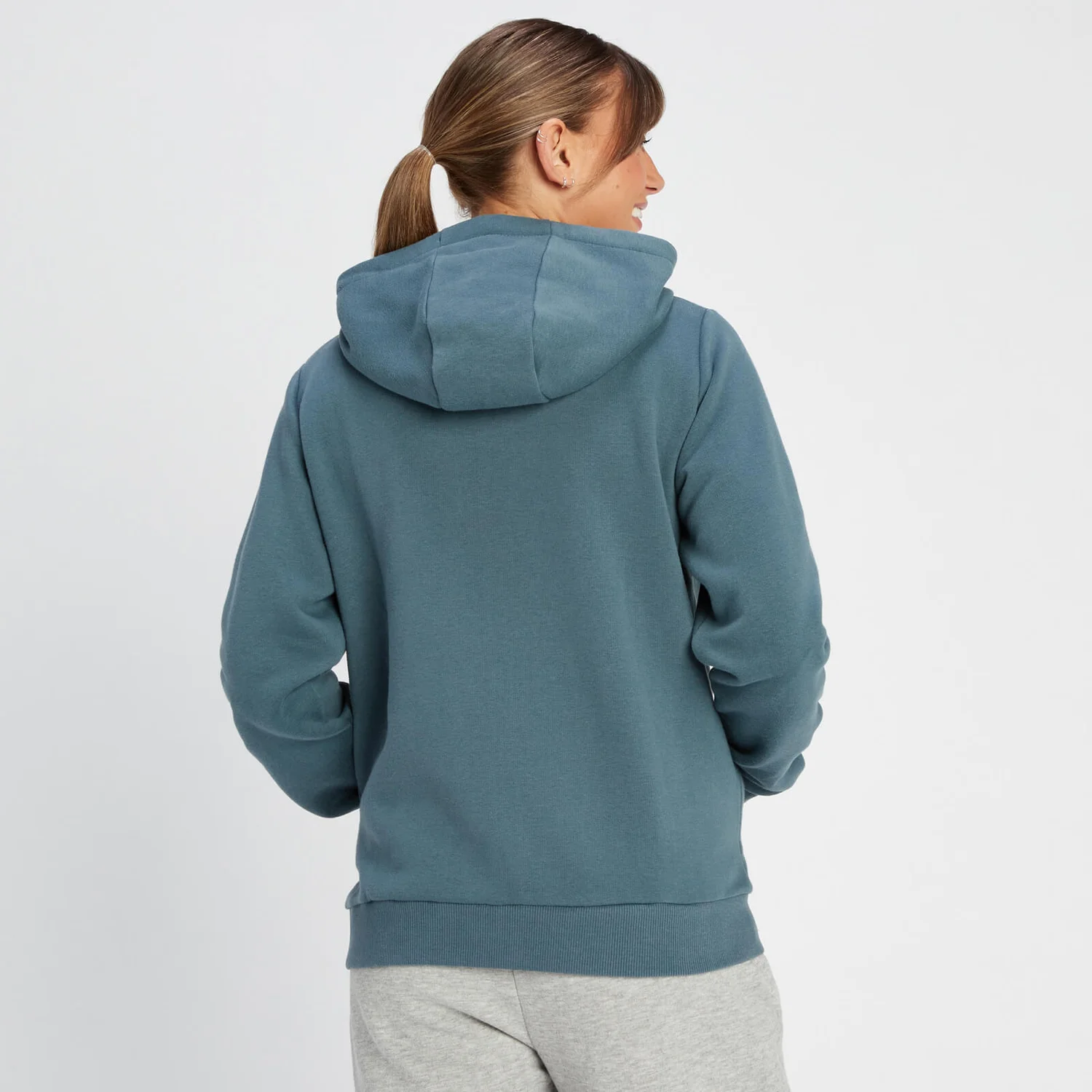 MP Women's Rest Day Zip Through Hoodie - Smoke Blue 4 MP Women's Rest Day Zip Through Hoodie - Smoke Blue – Bild 2