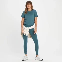 MP Women's Rest Day Crop T-Shirt - Smoke Blue -Damen Fitnessbekleidung Verkäufe 13838137 1305009213083899