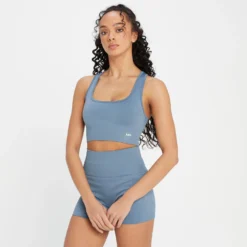 MP Women's Shape Seamless Sports Bra - Pebble Blue