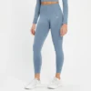 MP Women's Shape Seamless 7/8 Leggings - Pebble Blue -Damen Fitnessbekleidung Verkäufe 13838417 8035008102296489