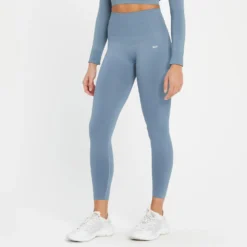 MP Women's Shape Seamless 7/8 Leggings - Pebble Blue