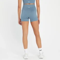 MP Women's Shape Seamless Booty Shorts - Pebble Blue 7 MP Women's Shape Seamless Booty Shorts - Pebble Blue -Damen Fitnessbekleidung Verkäufe 13838457 1825008100827596