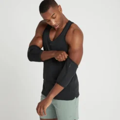 MP Unisex Training Elbow Sleeve Pair - Black -Damen Fitnessbekleidung Verkäufe 13844063 7414996777098366