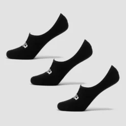 MP Unisex Invisible Socks (3 Pack) Black