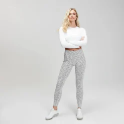 MP Women's Shape Seamless Ultra Long Sleeve Crop Top - White -Damen Fitnessbekleidung Verkäufe 11871482 1384726118996874