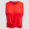 Myprotein Power Women's Twist Front Crop Top - Danger -Damen Fitnessbekleidung Verkäufe 12374329 1904838370659157