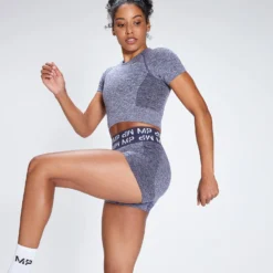 MP Women's Curve Crop Short Sleeve T-Shirt - Galaxy Blue 9 MP Women's Curve Crop Short Sleeve T-Shirt - Galaxy Blue -Damen Fitnessbekleidung Verkäufe 12774627 8994900585202652
