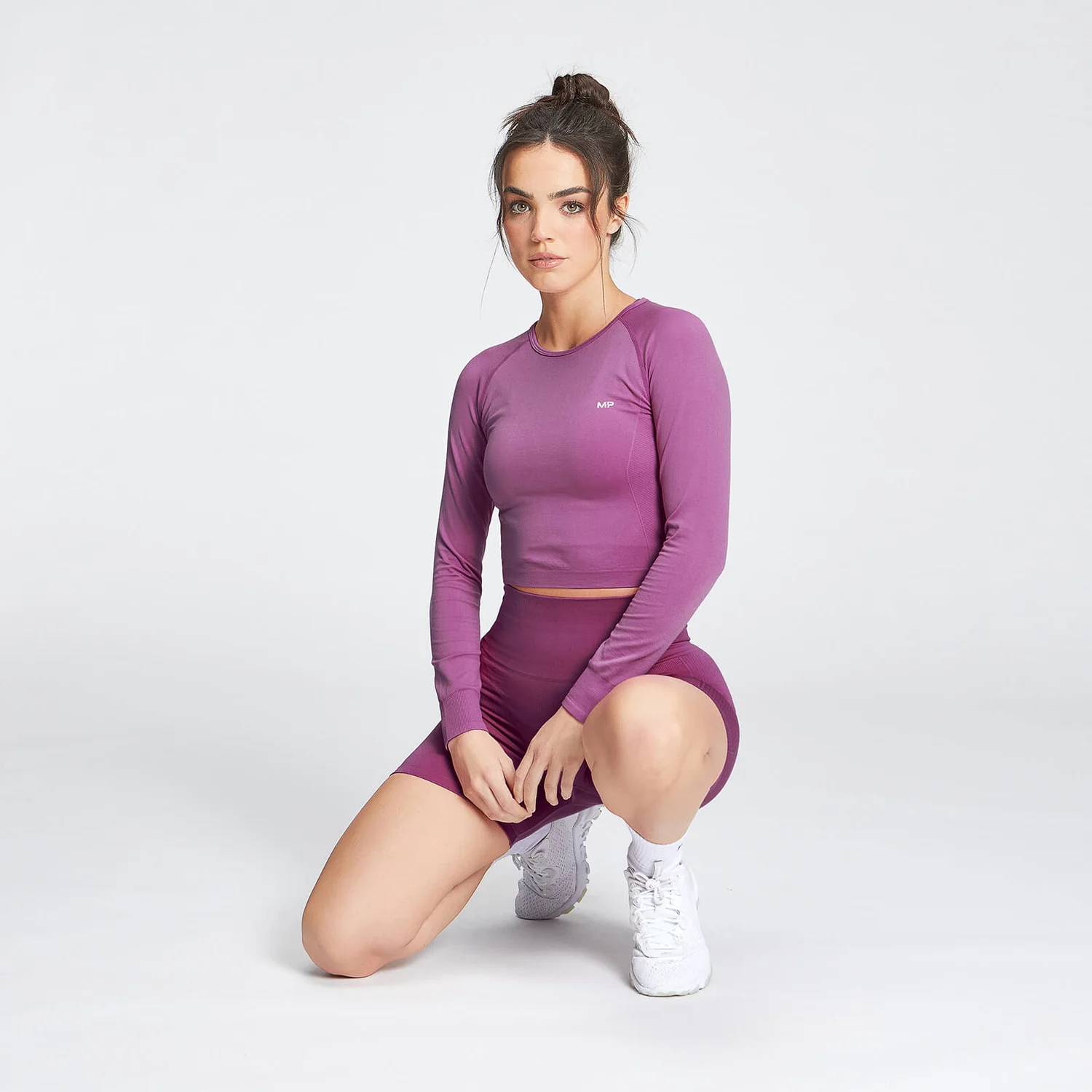 MP Women's Shape Seamless Long Sleeve Crop Top - Orchid 7 MP Women's Shape Seamless Long Sleeve Crop Top - Orchid – Bild 5