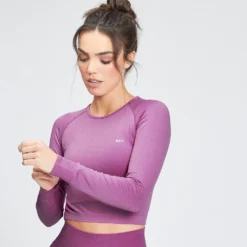MP Women's Shape Seamless Long Sleeve Crop Top - Orchid 10 MP Women's Shape Seamless Long Sleeve Crop Top - Orchid -Damen Fitnessbekleidung Verkäufe 12775051 1584865878352841