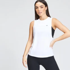 MP Women's Training Drop Armhole Vest - White
