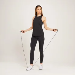 MP Women's Linear Mark Training Racer Back Vest - Black -Damen Fitnessbekleidung Verkäufe 12847093 1614929351989187