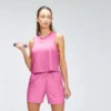 MP Women's Repeat Mark Graphic Training Crop Vest - Pink -Damen Fitnessbekleidung Verkäufe 12847933 1874875128192757