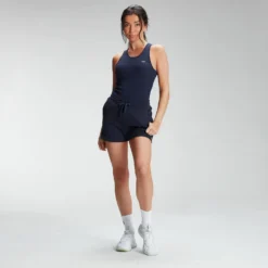 MP Women's Rest Day Rib Vest - Navy -Damen Fitnessbekleidung Verkäufe 12849421 9374870022897598