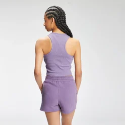 MP Women's Rest Day Cropped Rib Vest - Smokey Purple 8 MP Women's Rest Day Cropped Rib Vest - Smokey Purple -Damen Fitnessbekleidung Verkäufe 12849469 3834873349835057