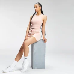 MP Women's Rest Day Cropped Rib Vest - Light Pink -Damen Fitnessbekleidung Verkäufe 12849477 3104873350261930